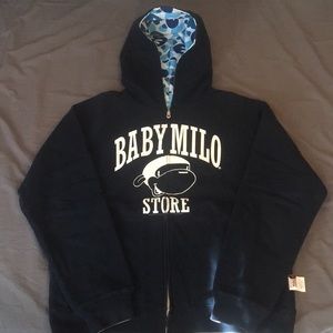 Bape Baby Milo Reversible Hoodie by A Bathing Ape